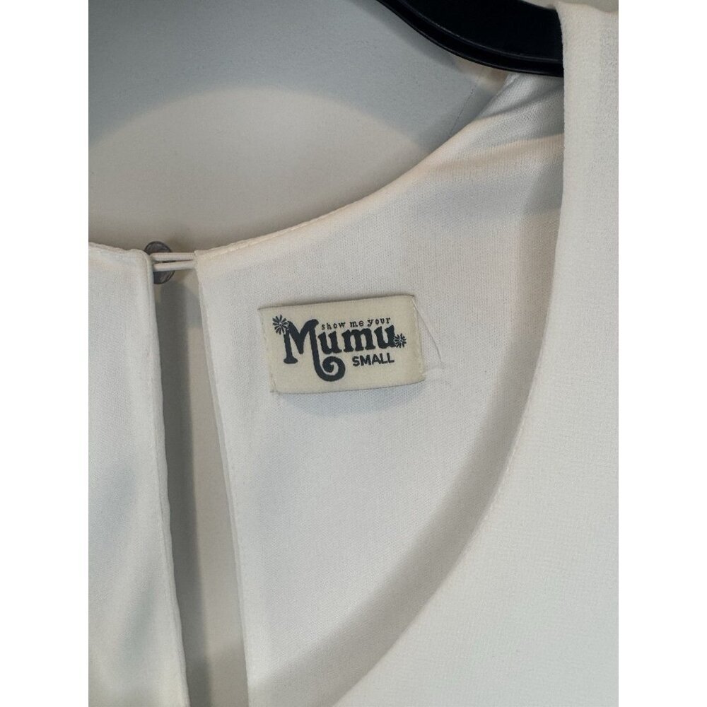 Show Me Your Mumu Donna Michelle White Tunic Dress S Soft Feminine Soft Girl - Picture 3 of 8